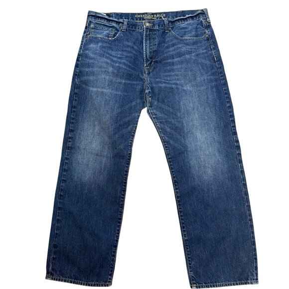 American Eagle Loose Fit Jeans Men's Tagged Size 38x32 Measured 28x30.5 - Picture 1 of 8